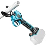 Tagliatubi Elettrico Compatibile con Makita 18V (Senza Batteria), Taglierina PVC con Motore Brushless, Display Digitale, 2 Velocità Regolabili, per Tubi PPR/PE/PEX