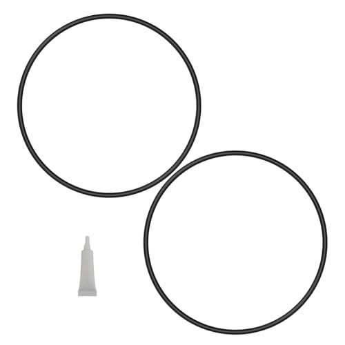 POCPUNAB 87300400 Pool Filter O-Ring Compatible with Pentair Water Pool Filter Tank Body for Clean& Clear 87300400Z Gasket with 5 Gram Grease, Replacement Seal for 200 175 150 125 100 75 50, 2 Pack