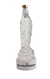 Holywatergin Gin Con BASE LUMINOSA, Gin Italiano (42,5%) con Aggiunta di Iris, Pino, Acqua Distillata di Mare e Incenso, Gin Iconico a forma di Madonna 50 cl