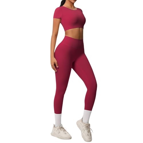 Conjunto Deportivo Mujer Dos Baratos Ropa Tenis Grandes Equipos Super Marca Basquetbol Deportivas Femenino Grande Parejas Entrenar 2025 Enterizos Hija Felpa Roja