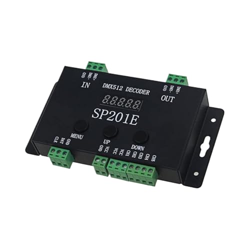 DMX-SPI �V���t�H�j�[ �R���g���[���[ DMX512 �V�O�i�� �f�R�[�_�[ LED �Ɩ��V�X�e��(SP201)