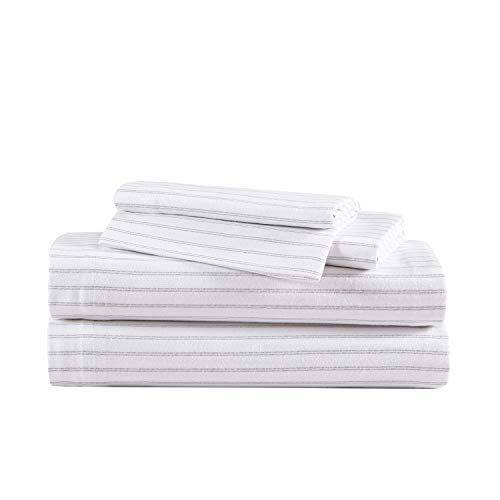 Eddie Bauer Sheet Set 4PC (3pc in Twin Size) Flannel Deep Pockets Crisp - Picture 177 of 201