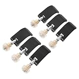 SUPVOX 6 Stück Nylon Trekkingstock Klemmen mit Muttern Außenliegender Verschlussclip für Wanderstöcke Leichter Verschleißfester Ersatzgriff für Camping und Bergsteigen