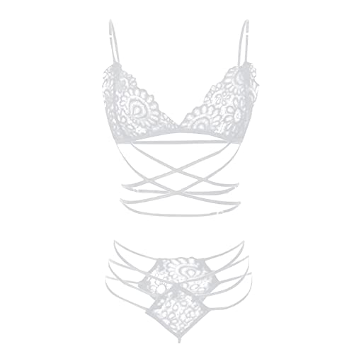 Soutien-Gorge Push-up Vert XL : Ensemble Lingerie Dentelle avec Corset et Pantalon