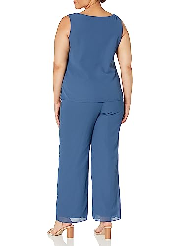 Le Bos womens Missy Size Embellished Shell and Jacket With Matching Pant4