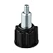 Spring Button Pull Pin for Exercise Bikes & Gym Equipment – 6. cm Adjustable Steel-Iron-ABS Thumb Screw with 20 mm Thread, Black Fitness Machine Knob