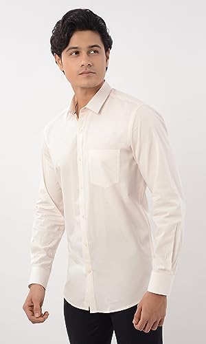 Image of Men's Solid Slim Fit Shirt