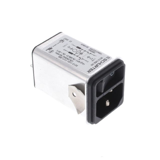 DC12.1202.101, AC Power Entry Modules Snap-in 2-Pole 1A Medical