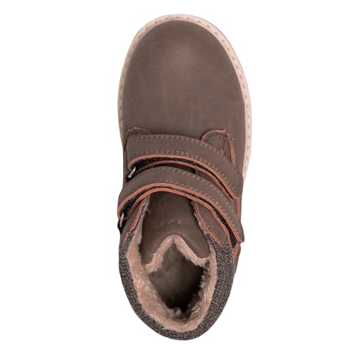 TZJS Kids' Hiking Work Boots for Boys Girls, Waterproof Outdoor Ankle Boots with Hook and Loop4