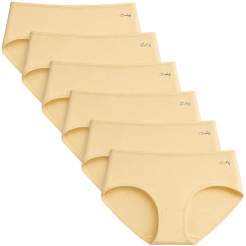 Image of coskefy Womens Underwear Cotton Hipster Panties Low Rise Breathable Ladies Bikini Undies 6 Packs