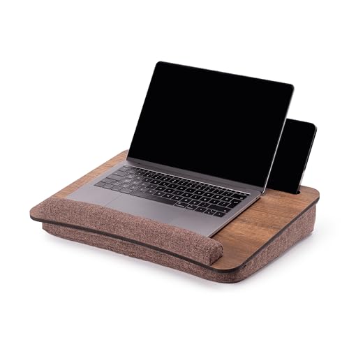 Wood-LS013 Minderli Laptop Sehpası (Ceviz)