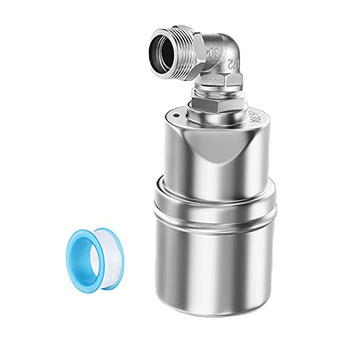 Gazechimp Control automático del nivel de agua, Válvulas de flotador de agua, Durable para sumidero de cisterna, Válvulas de bola flotante, Válvulas de flotador, espesar 3/4'...