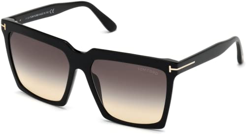 Tom Ford Sabrina FT0764 Square Sunglasses for Women +BUNDLE with ACCESSORY EYEWEAR KIT