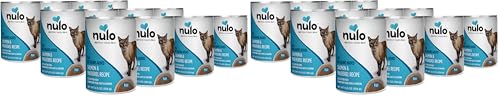 Image of Nulo Salmon & Mackerel Recipe Pate Wet Canned Cat Food,12.5 Ounce,(Pack of 24)