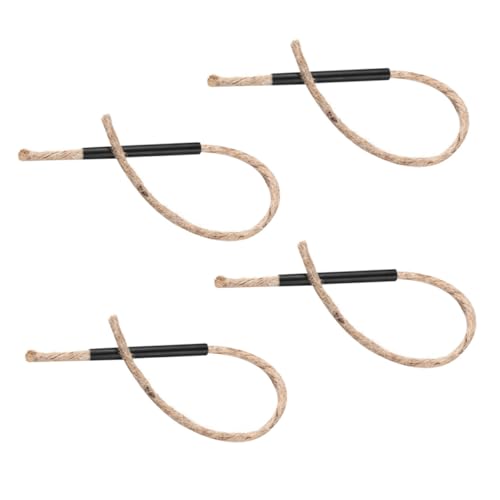 INOOMP 4Pcs Cords Easy Ignition Fire Starter Ropes for Outdoor Activities Durable and Windproof Design for Campfires Barbecues and Emergency Situations