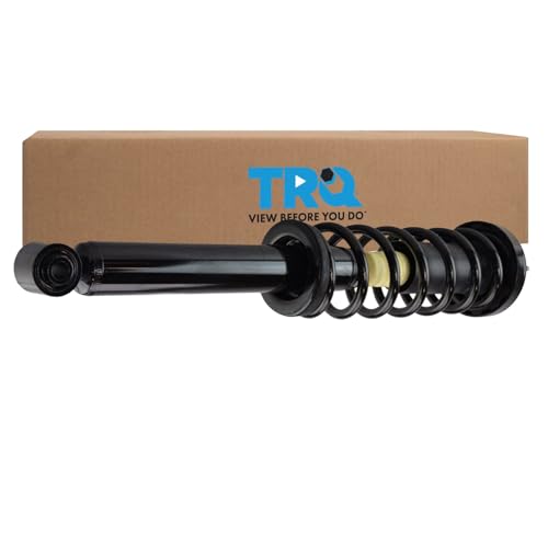 Image of TRQ Rear Complete Quick Loaded Shock Strut Spring Mount Assembly Pair Set 2pc Compatible with 2001-2003 BMW 525i 1997-2000 528i 530i