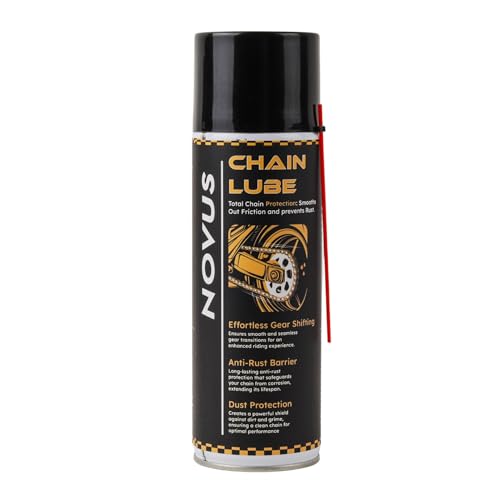 Image of Novus Bike Chain Maintenance Kit - Chain Lube 500ml + Chain Cleaner 500ml + Chain Cleaning Brush + 350gsm Microfibre Cloth | All-Weather | O, X Ring Safe |