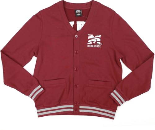 Big Boy Morehouse Maroon Tigers S6 Mens Cardigan [Maroon] - ID#71144-104-85-0-0