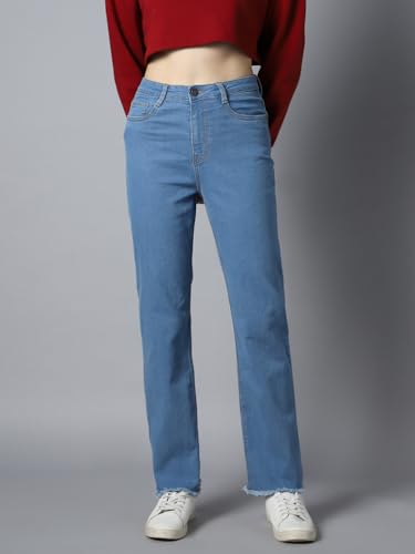 Image of HIGH Star Women's Straight Fit Mid Rise Jeans