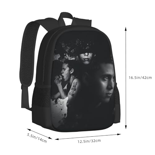 Canserbero Backpack,3d Print Laptop Backpack Lightweight Casual Daypack Bookbag 16.5 In3