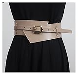 YDSDS Women's Runway Fashion Genuine Leather Cummerbunds Female Dress Corsets Waistband Belts Decoration Wide Belt (Color : C, Size : One Size)