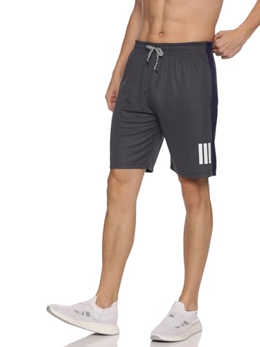 Image of Polyester Sports Shorts for Boys & Girls with Zipper Pockets