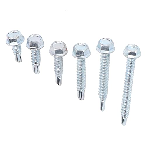 110 Pzs Tornillos M4.2 Autoperforantes Hexagonal miniatura 5