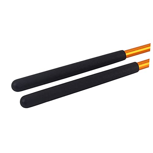 Baquetas YARNOW 1 par de aleación para práctica en pad miniatura 3