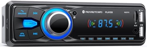 Autoradio Bluetooth Main Libre 5.0, FM Poste Radio Voiture Blueto...