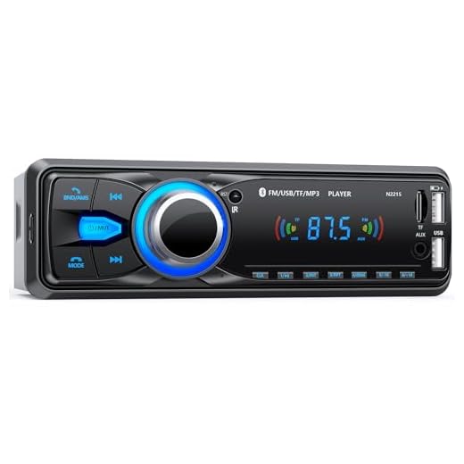 Autoradio Bluetooth,CENXINY Auto Radio Bluetooth 1Din Autoradio FM 2USB/AUX/SD Karte/MP3-Player Fernbedienung, Unterstützung für iOS/Android
