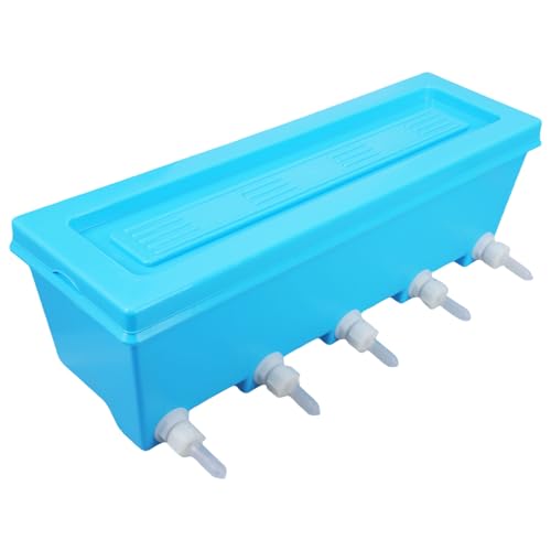 Biberón de lactancia de ganado de grado comercial, 5 estaciones de alimentación, inastillable, cordero, potros, equipo agrícola, biberón de alimentación de cordero