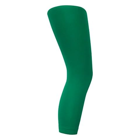 Mysasi Children's Footless Opaque Tights Size. 9-11 years. Emerald Green Cover