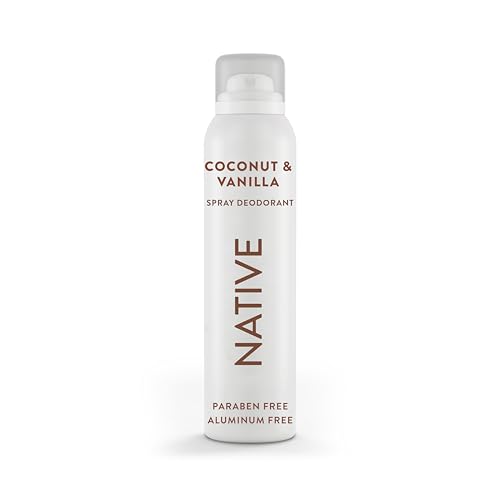 Native Deodorant & Body Spray Contains Naturally Derived Ingredients | Deodorant for Women and Men, All Day Odor Protection, Aluminum and Hydrocarbon Propellant Free | Coconut & Vanilla