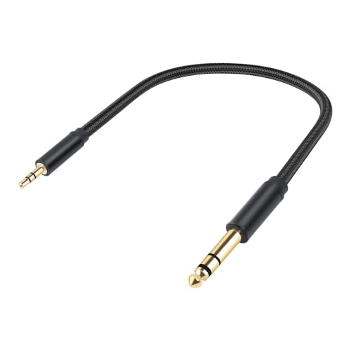 Cable de audio estéreo 3.5mm a 6.35mm 1.0 m miniatura 1