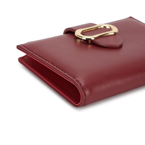 Image of Fastrack Women's Buckle Flap Two-Fold Wallet | Multiple Card Slots, Cash Slots, Zip Coin Pocket, Buckle Design Flap | Stylish & Secure | 6 Months Warranty