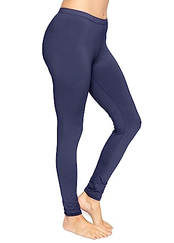 Image of STRETCH IS COMFORT Cotton Capri Leggings, Knee Length Pants, Plus Size