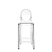 Kartell One More Stool sgabello in cristallo, 65 cm