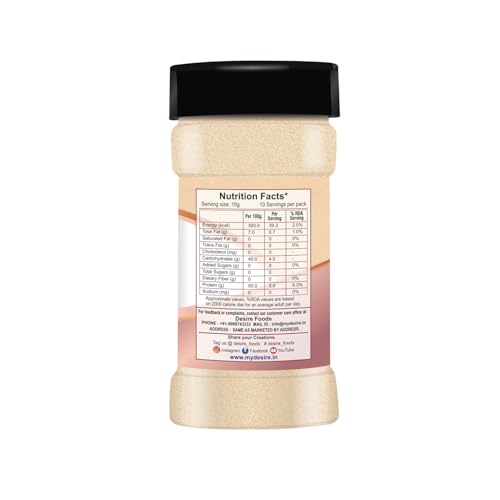 Desire Baker's Active Dry Yeast 140g| Instant Dry Yeast for Baking Bread, Pizza Dough, Cakes & More.