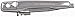 Dorman 94018 Front Driver Side Exterior Door Handle Compatible with Select Mitsubishi Models, Chrome