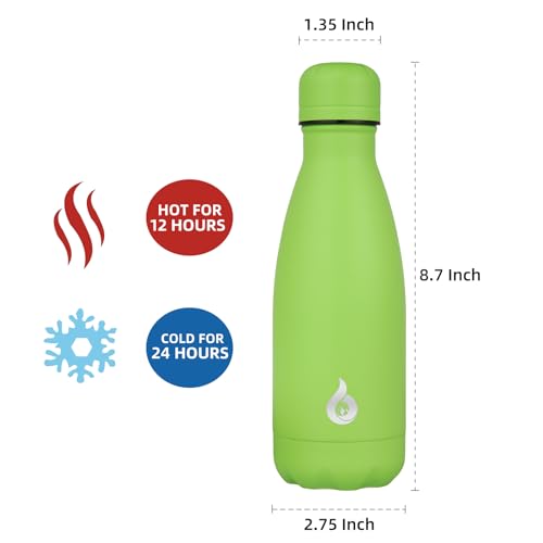 Image of BJPKPK Stainless Steel Insulated Water Bottles Keep Cold And Hot For Travel,Green