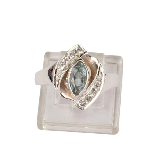 Bague topaze bleue en argent 925 pour sublimer vos tenues d'été