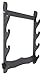 MERTNK Scaffale per Spade, Supporto per espositore per Montaggio a Parete con Supporto per Spada a 4 Livelli Supporto per Spada per Katana Genji Samurai Swords