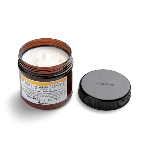 Davines Naturaltech NOURISHING Vegetarian Miracle Mask, Deep Moisturizing For Dry And Brittle Hair, 8.77 Fl. Oz.