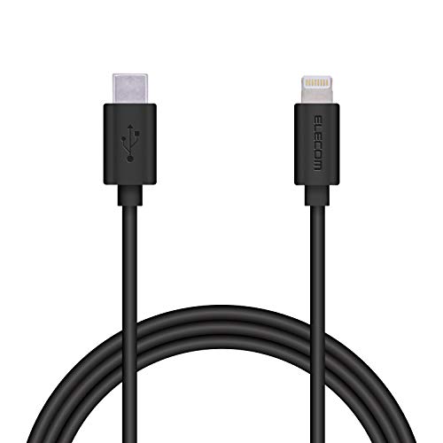 GR Type-C to LightningP[u CgjO iPhone [dP[u X^_[h y iPhone 13 / 12 / SE (2) Ή z AppleFؕi 1m ubN MPA-CL10BK