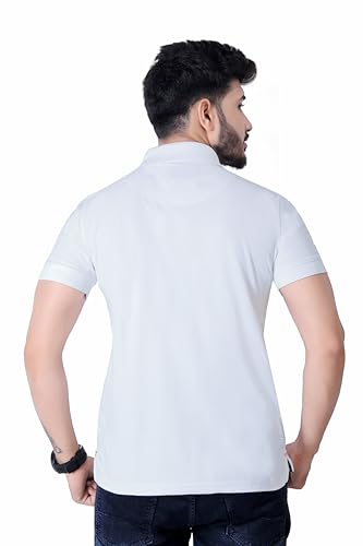 Image of Men's Premium Polo T-Shirt | Classic Collar | Smooth Finish | Half Sleeve Casual Wear (XS to 3XL)
