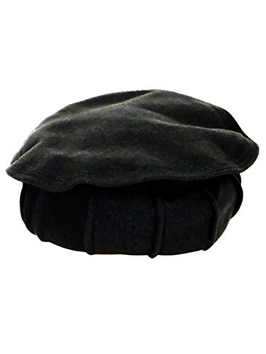 Vastraa Fusion Unisex Woolen Pakol/Afghani Cap (Black)