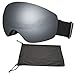 Luzhengyang -Fog Ski Snowboard Goggles for Adults | Dual Lens Winter Sports Sunglasses | Windproof ive Eyewear | Adjustable Strap |ion - Black and White