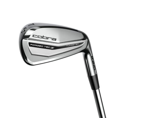 Cobra Golf 2022 King Forged Tec X Iron Set (Men's, Right Hand, KBS Tour Lite, Stiff Flex, 5-GW)
