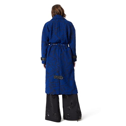 DEE OCLEPPO Women's Myah Military Styled Belted Open Front Coat Standard4