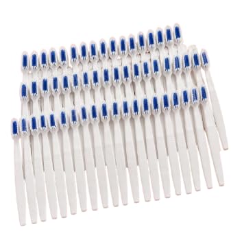 Hotel Disposable Toothbrush Pack of 50 | Soft Bristle Travel Toothbrushes | Bulk Guest Amenities for Hotels, Resorts, Guest House, Hospitals, Travel, Airbnb & Hospitality Use (Pack of 50)-image-43